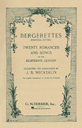 Bergerettes Vocal Solo & Collections sheet music cover